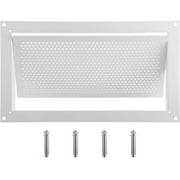 SKYSHALO Flood Vent, 8 Height x 16 Width x 2 Depth Foundation Flood Vent,to Reduce Foundation Damage and Flood Risk, White, Wall Mounted, for Crawl Spaces, Garages & Full Height Enclosures