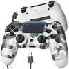 PS4 Controller for PS-4/Slim/Pro,with Dual Vibration Game Joystick- Grey Camo