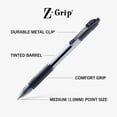 thumbnail image 2 of Zebra Pen Z-Grip Retractable Ballpoint Pens, 1.0mm Medium Point, Black Ink, 16 Count, 2 of 4