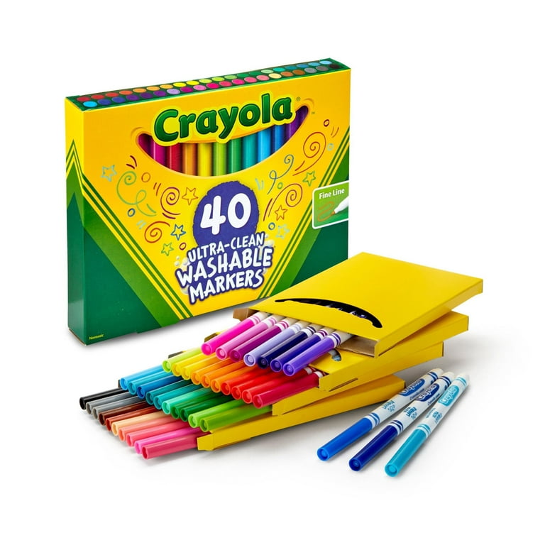 Crayola Washable Markers Variety Pack - 48 Ultra-Clean Washable