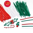thumbnail image 2 of Christmas Pipe Cleaners - Pack of 100, ⁠Creative Art Supplies for Kids, Crafts and Ornaments, 2 of 5