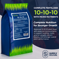 thumbnail image 2 of Supply Solutions 10-10-10 Complete Lawn & Garden Granular Fertilizer with Micronutrients – Balanced NPK Plant Food for Soil Health, Blooms & Roots – Safe for Vegetables, Fruits, Lawns (10lbs), 2 of 7