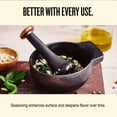thumbnail image 4 of Alva Cast Iron Mortar and Pestle Set, 2-Cup, Heavy-Duty, 4 of 11