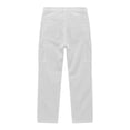 thumbnail image 4 of HomeDM Corduroy Sweatpants with Pockets for Men Casual Athletic Joggers White Elastic Waist Workout Pants Size 3XL, 4 of 6