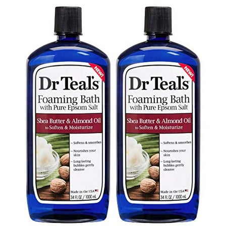 Dr Teal's Epsom Salt Moisturizing Shea Butter and Almond Oil Foaming Bath