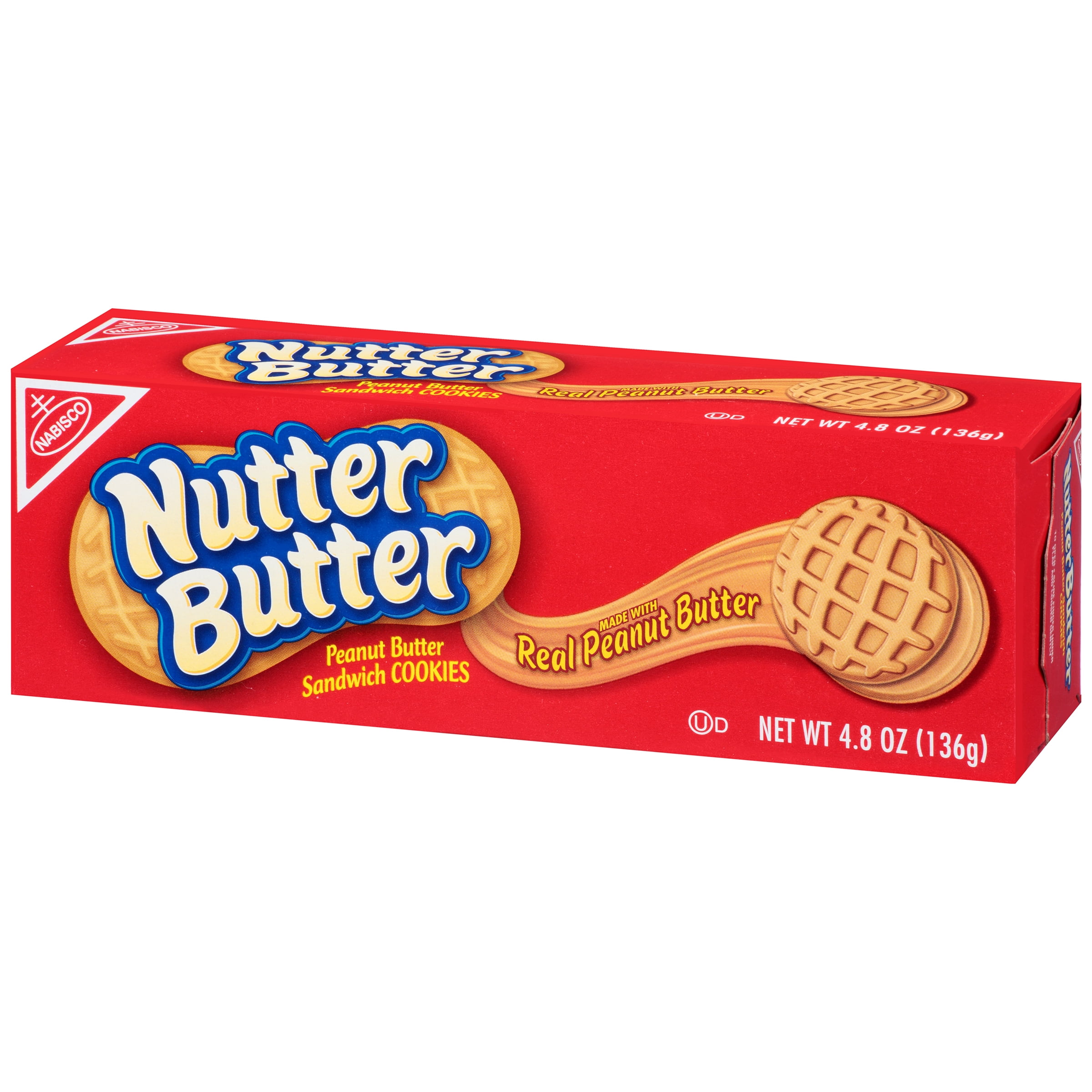 Nutter Butter Peanut Butter Sandwich Cookies 4 8 Oz Walmart Com Walmart Com