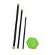 thumbnail image 4 of Barra de soporte para bolsa de viaje de golf con 3 soportes telescópicos y protectores para palos de golf Verde, 4 of 8