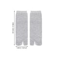 thumbnail image 2 of IFANLANDOR 3Pares Calcetines Tobilleros Tabi Split Toe De Con Absorción De Sudor, 2 of 6