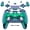 Chameleon Green Purple, variant on eXtremeRate Full Set Shell with Buttons Touchpad Cover Compatible with p s 5 Edge Controller, Green Weeds Replacement Decorative Trim Shell Front Back Plates Compatible with p-s-5 Edge Controller