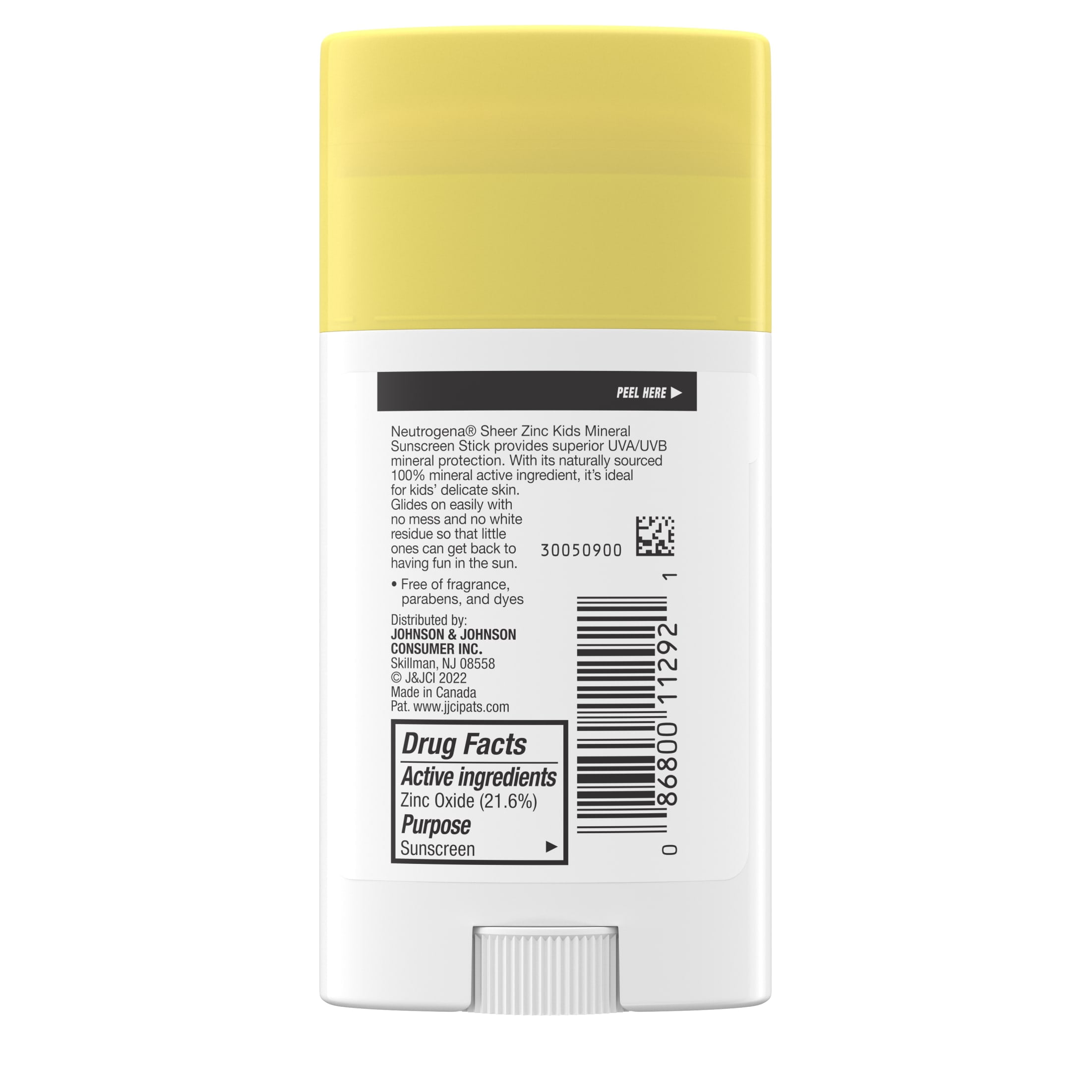 (2 pack) Neutrogena Sheer Kids Mineral Sunscreen Stick, SPF 50, 1.5 oz