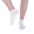 thumbnail image 1 of Under $5 Socks White Ladies' Solid Color Backless Grip Socks Yoga Ankle Sports Socks Ladies' Anti Slip Slippers Socks, 1 of 4