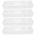 thumbnail image 1 of Boîtes de Rangement Tiroirs Organisation de Cuisine Blanc 4 Pcs 13.8x4.7in, 1 of 1