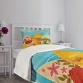 thumbnail image 3 of Ambesonne Tiki Bar Quilted Bedspread Set 2 Pcs, Surfboard Exotic, Twin Size, Multicolor, 3 of 5