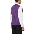 thumbnail image 3 of NOMADIC NOOK Men's Shiny Sleeveless Sequin Suit Vest with Bow Tie 2 Pack, 3 of 6