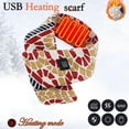 thumbnail image 1 of Womens' Hearting Warming Scarf FashionableSmart Mobile Power USB Charging Neck And Shoulder Winter Cold Protection And Warm Heating Men And Women Scarf, 1 of 5