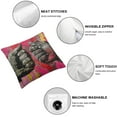 thumbnail image 4 of Acheng Banksy Graffiti Throw Pillow Covers Set of 2,Graffiti Fist Pillow Covers,Vintage Street Graffiti Art Pillowcase for Home Decor,Soft Square Cushion Cover for Sofa Couch Bed White, 4 of 6