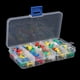thumbnail image 2 of 200pcs Chinchetas Coloridos Pasadores Empuje Carteles de Tablón Anuncios Mapa Punto con 2x Caja de Almacenamiento Sunnimix Tachuelas de dedo lindas, 2 of 8