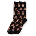 thumbnail image 3 of MeMoi Bowtie Dog Bamboo Blend Crew Socks - Mens - Male, 3 of 3