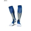 Spencer 2 Pack Althetic Graduated Compression Socks for Men & Women, 20-30 mmhg Sport Nursing Knee High Socks Best Medical for Running,Varicose Veins,Circulation & Recovery "Blue,S/M"