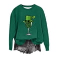 thumbnail image 3 of TaTaai Womens St Patricks Day Sweatshirt Long Sleeve Crewneck Casual Loose Fit Pullover Top Celtic Knot Print Holiday Wear Gift, 3 of 5