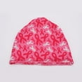 thumbnail image 6 of Elastic Breast Cancers Awareness Brimless Hat for Breast Cancers Soft MultiUse Fashion Bandanas Caps with Ribbon Print, 6 of 9