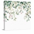 thumbnail image 2 of Teal Summer Eucalyptus Leaves Wall Art Painting on Canvas, Watercolor Spring Botanical Canvas Art Home Prints Wall Art Framed Modern Artwork for Living Room Bedroom Wall Decor 8x8in, 2 of 9