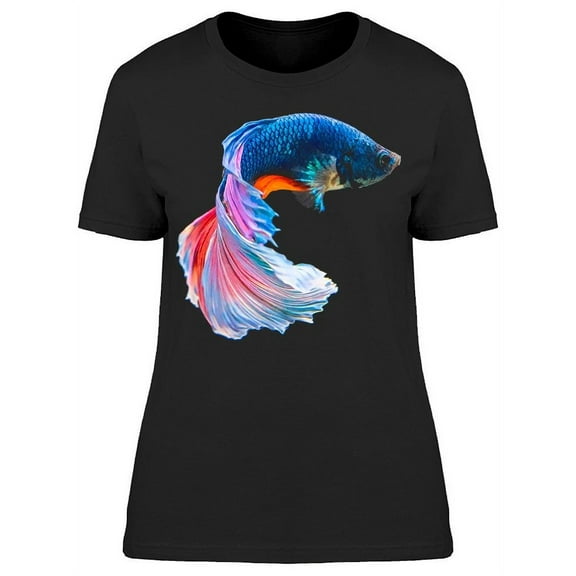 Incredible Colorful Betta Fish T-Shirt Women -Image by Shutterstock, Female Medium