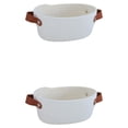 thumbnail image 2 of Yuarrent Cesta de almacenamiento nórdica, contenedor tejido, cestas para aperitivos, cesto de cosméticos, armario plegable, organizador de Leche blanca L 2piezas, 2 of 6