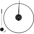 thumbnail image 5 of Miumaeov Metal Large Wall Clock Decorative Modern Living Room Silent Clock 20inchs Black, 5 of 9