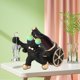 thumbnail image 4 of Escultura de , soporte para botellas de vino, adorno de mesa, figura de perro para gabinete, escritorio de oficina, sala de estar, decoración Negro, 4 of 8