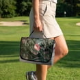 thumbnail image 3 of COEQINE Quilted Golf Cart Seat Cover, Folds Design with Handle for Easy Carry, Universal Fit 51.2x30.3 Inch for EZGO Yamaha Club Car 2-Seater, 4 Front Pockets, White Cat Flower, 3 of 8