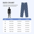 thumbnail image 4 of Kdxio Navy Nautical Pattern Men's Pajama Pants, Elastic Waist with Drawstring and Pockets, Comfortable Loungewear-Small, 4 of 6