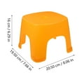 thumbnail image 4 of Plastic Foot Stool 2pcs Bathroom Stepping Toilet Step Stool, 4 of 8