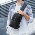 thumbnail image 2 of Mochila Cruzada Mark Ryden. Sistema antirrobo programable. Carga USB. Mark Ryden MR7039-00, 2 of 5