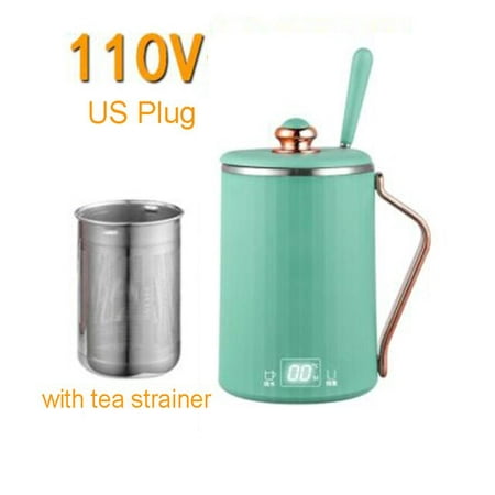 Portable Boiling Water Cup Thermo Pot Smart Kettle Multifunction Teapot Stew Cup for Travel 110/220V