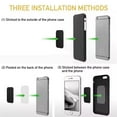 thumbnail image 6 of Universal Thin Magnetic Phone Sheet Adhesive Back Sticker for Secure Mounting Black Silver Gold, 6 of 7