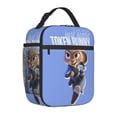 thumbnail image 3 of Zootopia Insulated Lunch Bag Cartoon Backpack, Reusable Thermal Cooler Tote for School Picnic Travel, Water Resistant Zipper Lunch Box Carry Bag Large Capacity Reusable Cooler Bag 11488-A14, 3 of 6
