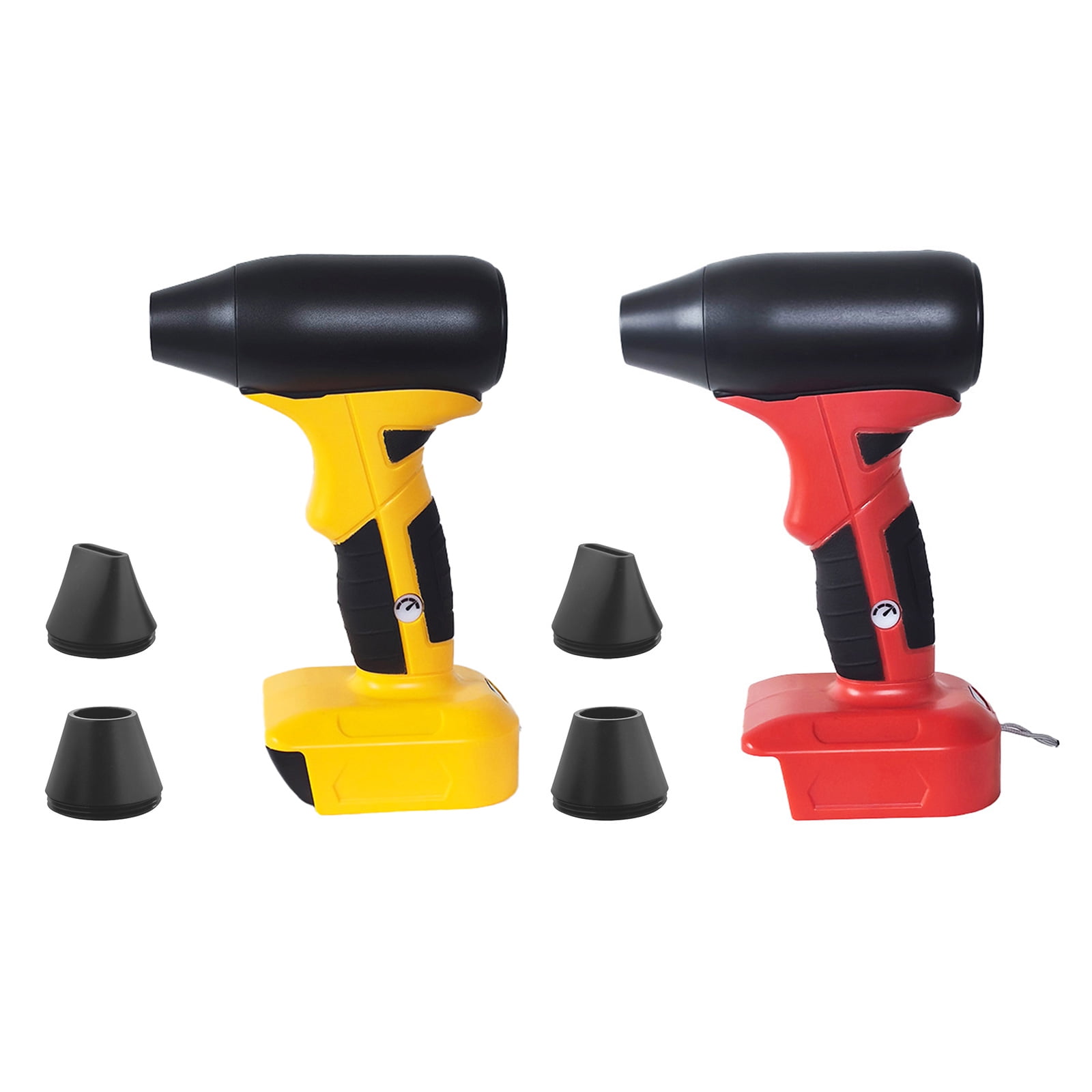 RUISINERY Small Leaf Blower Cordless Violent Fan Compatibles with 18-20V Battery 4 Adjustable Speeds for Car Drying and