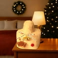 thumbnail image 5 of ‌Christmas Gift Bags - Luxury Festive Faux Fur Christmas Gift Bags with Gold Bells & Bow - Reusable Holiday Wrapping Bags for Kids Adults Party Favors, 5 of 5