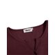 thumbnail image 2 of Txlixc, camisa de primavera con cuello en V para mujer, manga larga, Color sólido, acanalado, cuello Henley, camiseta con botones, blusa ajustada, Tops Txlixc Estilo de ocio, 2 of 7