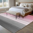 thumbnail image 4 of 6'x9' Area Rugs, Pink Gray Indoor Outdoor Area Rug for Living Room Bedroom, Vintage Country Gradient Wooden Plank Line Washable Bathroom Rugs Kitchen Floor Carpet Mats Home Decor Aesthetic, 4 of 8