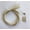 1 Hank, variant on MI&VI Mongolian Horse Hair for Violin, Viola Bows - Unbleached, White 29.5" (2 Hanks, Prepared, Includes Plug and Wedge) (2 Hanks)