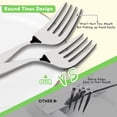 thumbnail image 4 of Lehoo Castle Kids Toddler Utensils Silverware Stainless Steel 6 Piece - Toddler Spoons and Forks Knife Set (Dinosaur World), 4 of 11