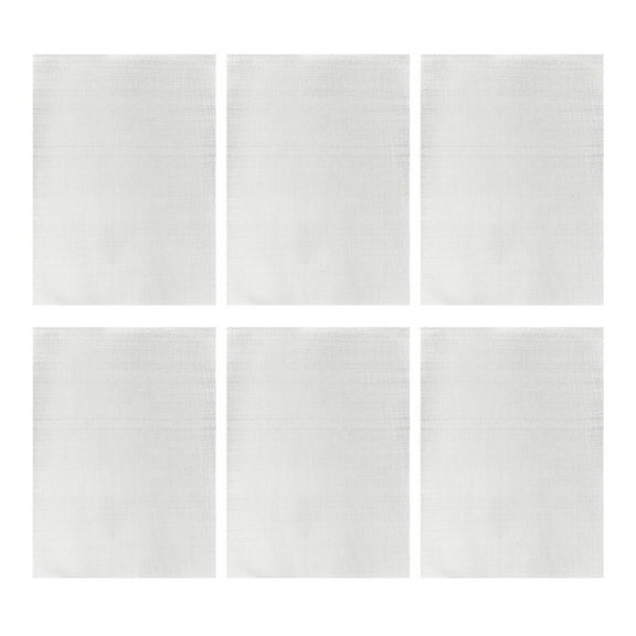 WORGEOUS 6-Piece Stainless Steel Wire Mesh Screen for Welding Repair, Car Bumper Hole Patch and Repair Accessory