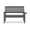 Dark Gray, variant on Dycanpo Outdoor Bench, 47” HDPS Bench with Armrest for Garden, Patio, Backyard, Black