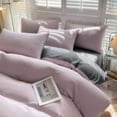 thumbnail image 4 of Queen Comforter Set Comforter All-Season Bedding Set - 10-Piece Washable Cotton Solid Color Bed Sheet Duvet Cover And Pillowcases Full, 4 of 5