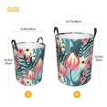 thumbnail image 5 of XMXT Collapsible Laundry Basket, Garden Plants Pattern Waterproof Laundry Hampers Storage Baskets Dirty Clothes Hamper, 40L, 5 of 8