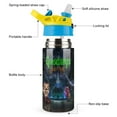 thumbnail image 3 of Goosebumps Kids Water Bottle with Silicone Straw And Spill-Proof Lid, 16.9oz Stainless Steel Double-Wall Vacuum Insulated Water Bottles for Boys Girls, 3 of 8