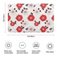 thumbnail image 3 of Pioneer Flower Floral Print Pattern Bathroom Rugs Mat, Non Slip Microfiber Bathroom Rug with Rubber Backing, Soft Mats for Bathroom Floor Tub Shower, 20"x32", 3 of 5