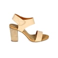 thumbnail image 2 of Nature Breeze CC84 Women Leatherette Open Toe Hook and Loop Ankle Strap Chunky Heel Sandal, 2 of 5
